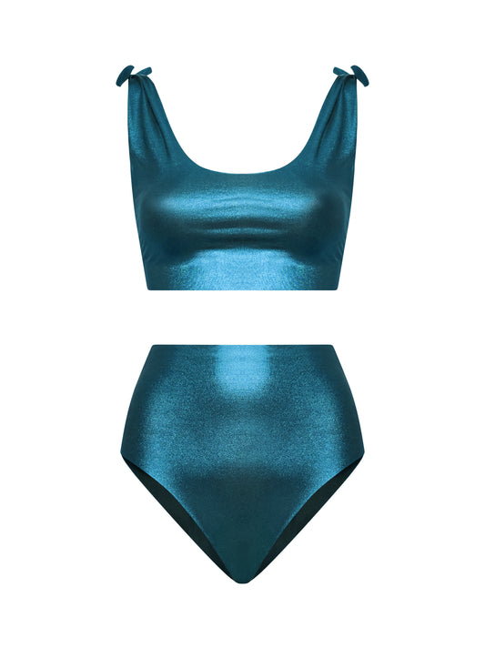 KNOTTING BAY HIGH WAISTED BLUE MIRAGE