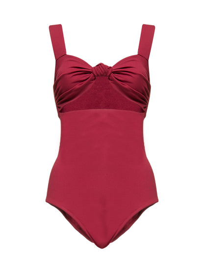 Nature Nautical Maillot - BURGUNDY